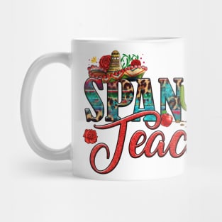 Spanish Teacher Language Western Cinco de Mayo Teaching Mug